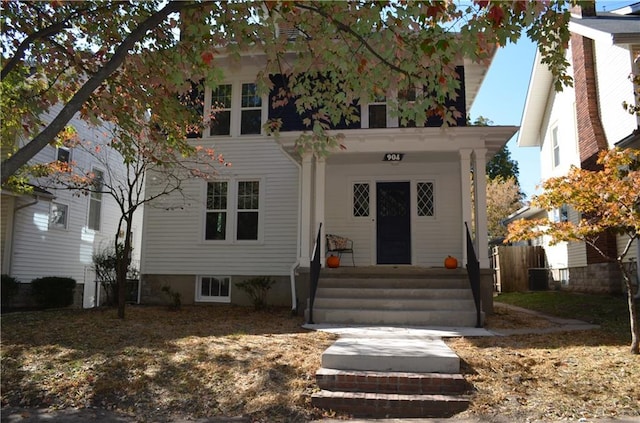 view of front of home