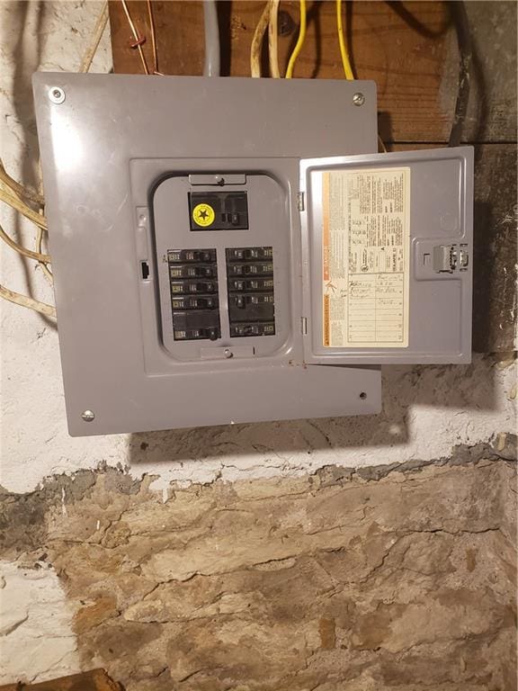 utility room with electric panel