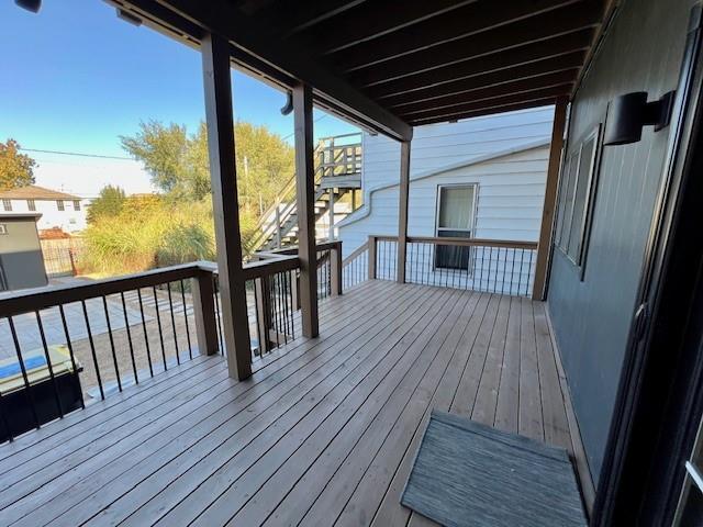 view of deck