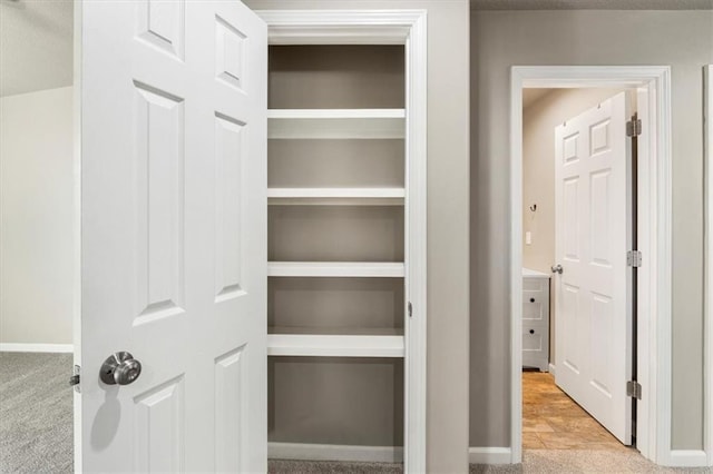 view of closet