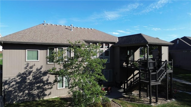 view of rear view of house