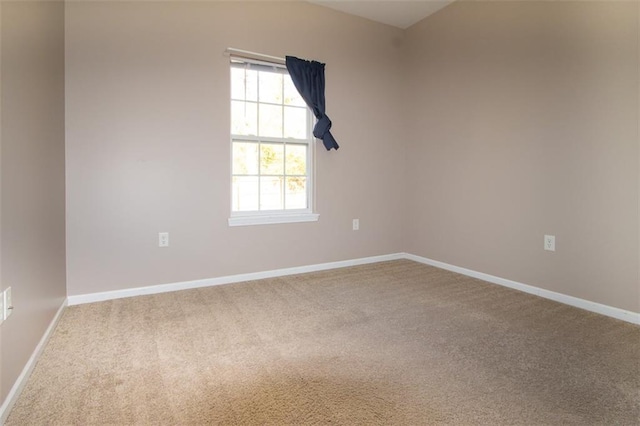 unfurnished room featuring carpet floors