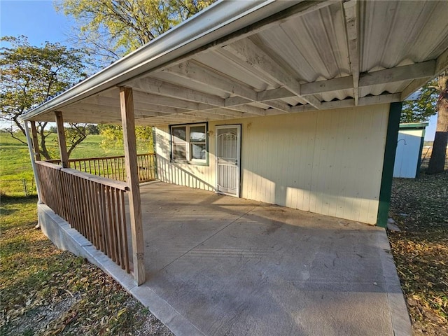 view of patio