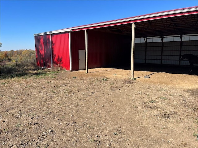 view of outdoor structure