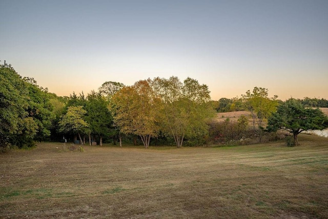 view of nature at dusk