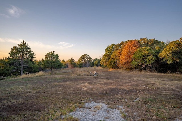 view of nature at dusk