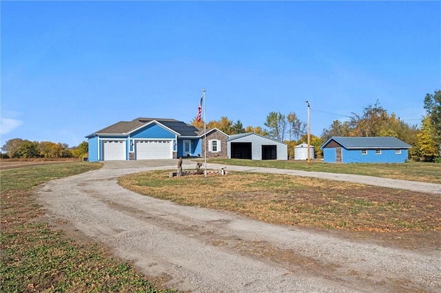 ranch-style house with a garage