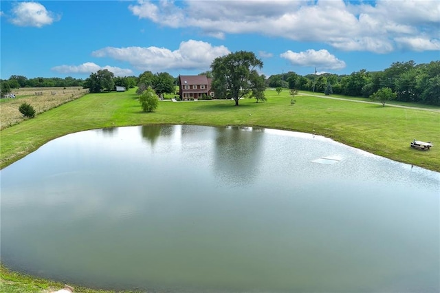 view of water feature