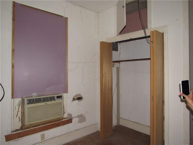 bathroom with cooling unit