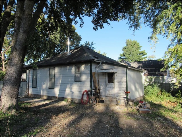 view of rear view of house