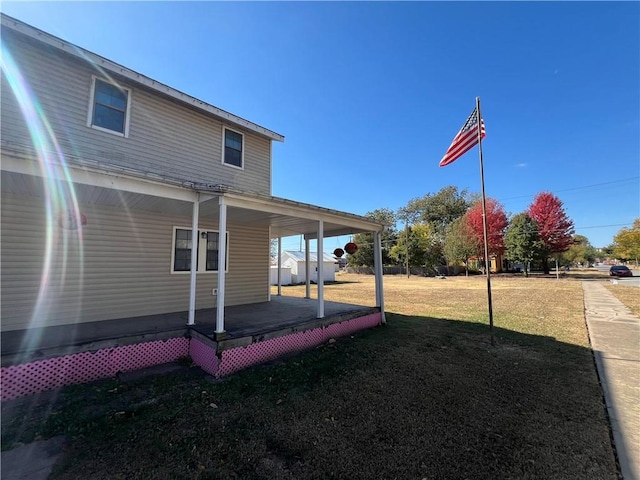 view of yard