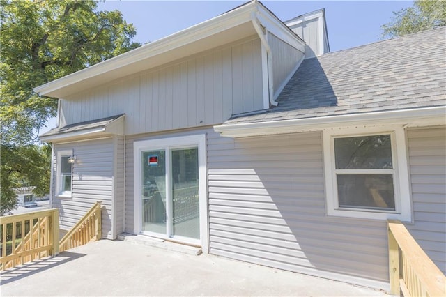 exterior space with a patio