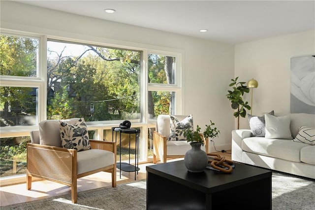 sunroom featuring plenty of natural light