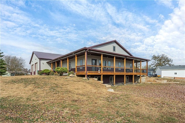 109 Lakeview Ln, Linn Valley, KS 66040 - back of property with a yard