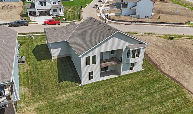view from above of property