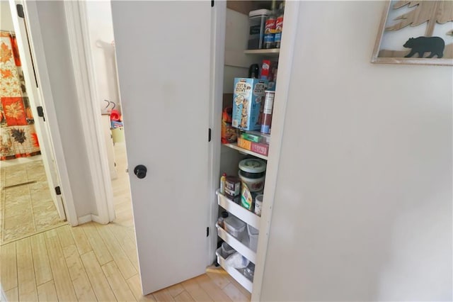 view of pantry