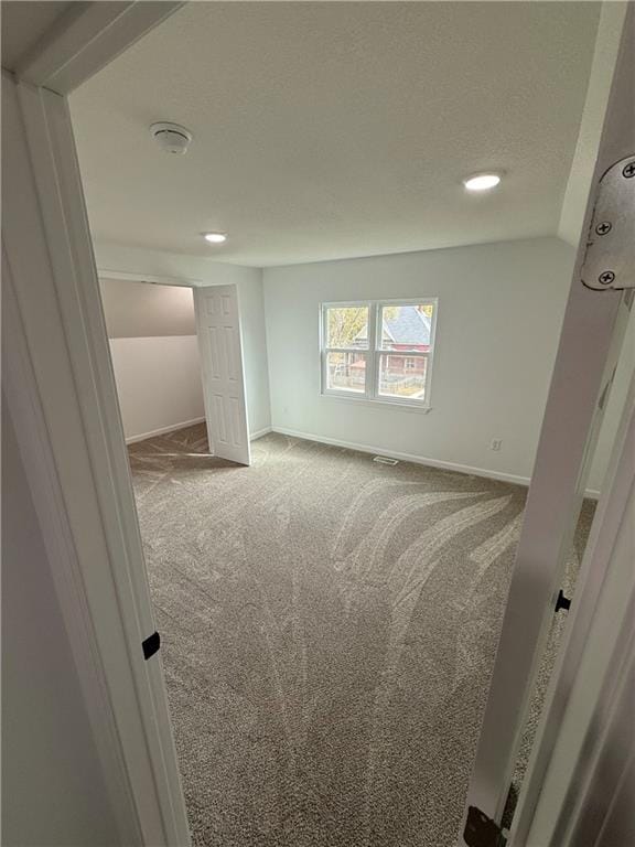 interior space with carpet floors