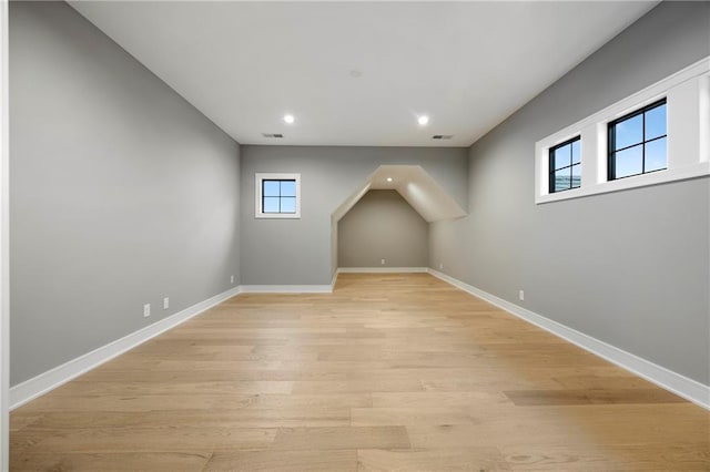 16904 Parkhill St, Overland Park, KS 66221 - bonus room featuring light wood-style flooring and recessed lighting