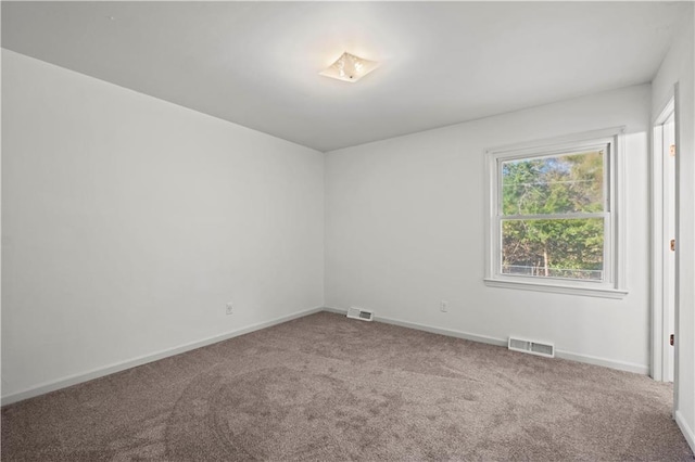 spare room with carpet floors