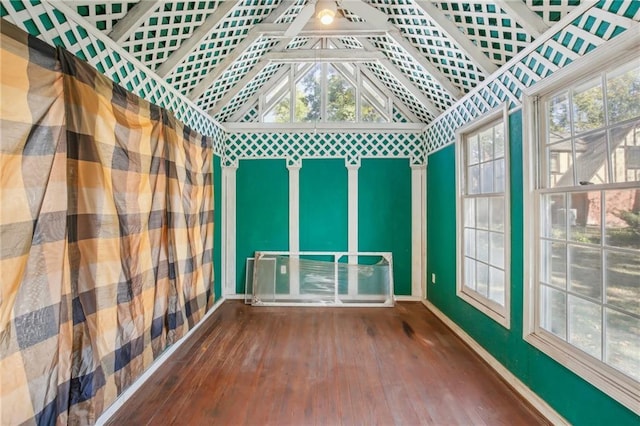 503 S 2nd St, Clinton, MO 64735 - unfurnished sunroom featuring vaulted ceiling