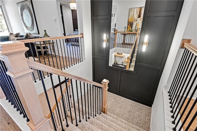 12967 S Constance St, Olathe, KS 66062 - stairway with carpet
