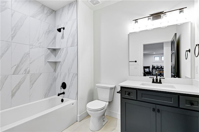 12967 S Constance St, Olathe, KS 66062 - full bathroom featuring vanity and bathing tub / shower combination