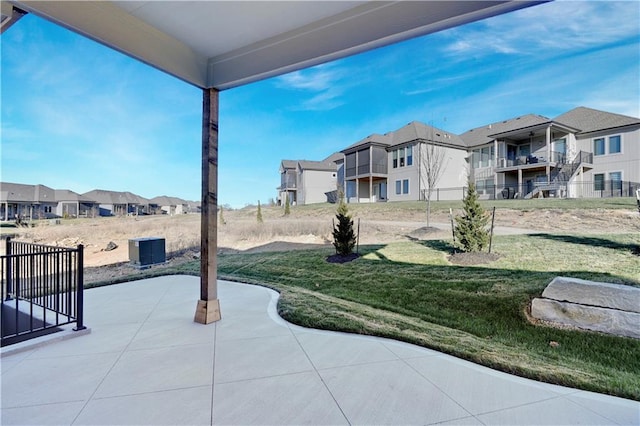 12967 S Constance St, Olathe, KS 66062 - view of patio with a residential view