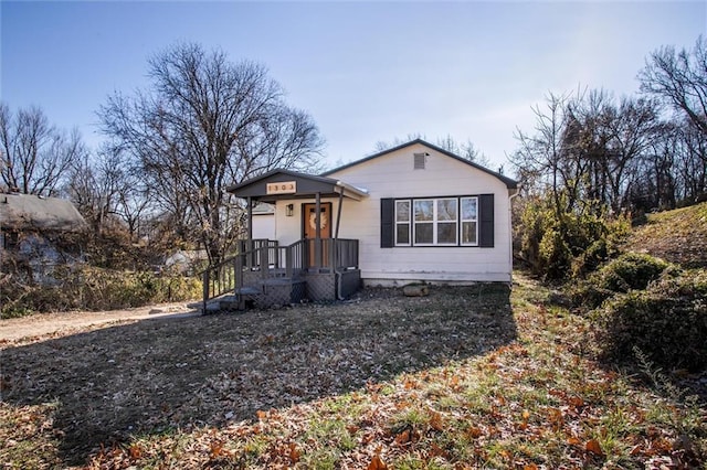 view of front of home