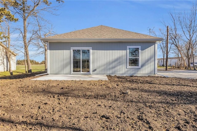 rear view of house featuring a patio area