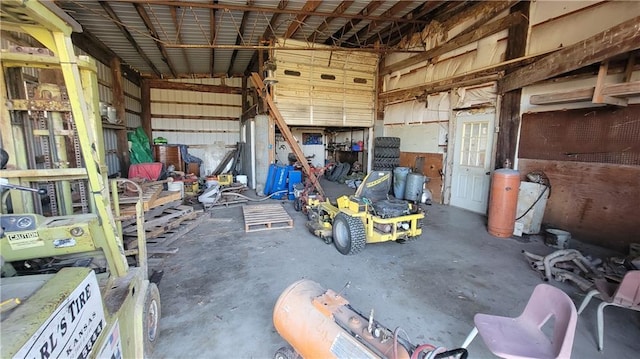 misc room featuring concrete flooring