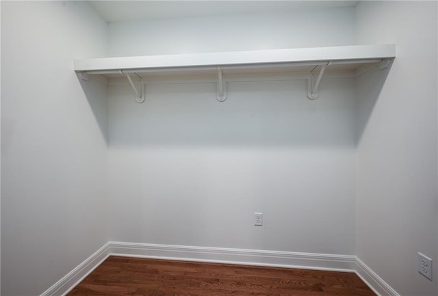 20473 199th St, Tonganoxie, KS 66086 - spacious closet with dark wood finished floors