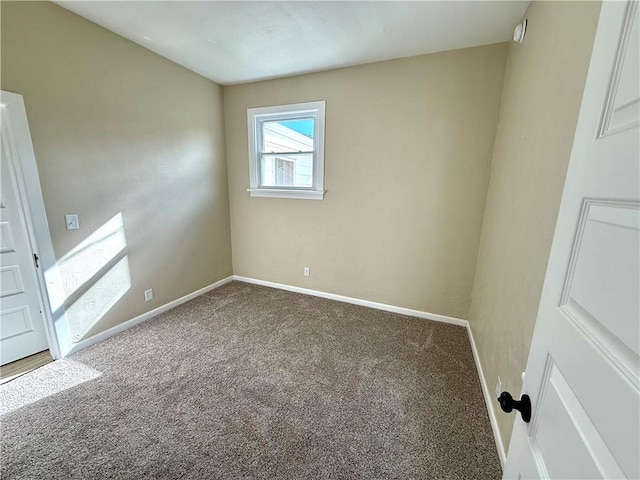 empty room with carpet floors