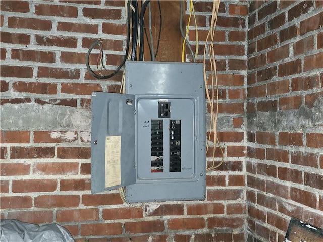 utility room featuring electric panel