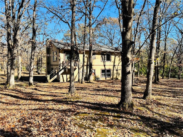 view of rear view of property