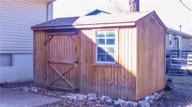 view of outbuilding