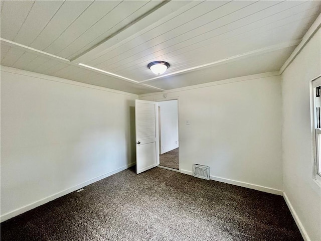 empty room with carpet floors