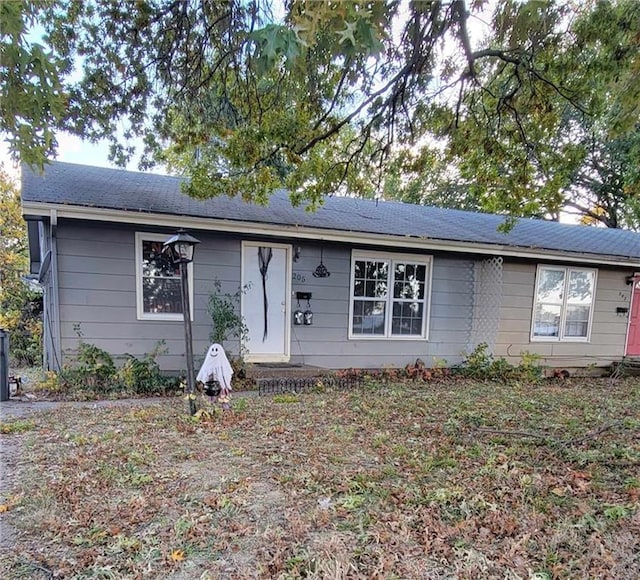 view of ranch-style house