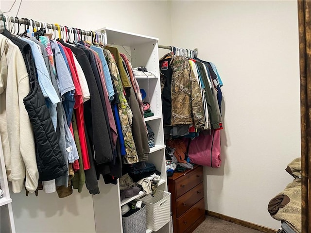 view of spacious closet