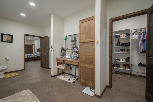 5528 Lostine Rd, Galena, KS 66739 - corridor featuring recessed lighting and baseboards