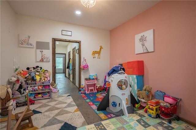 5528 Lostine Rd, Galena, KS 66739 - playroom with recessed lighting