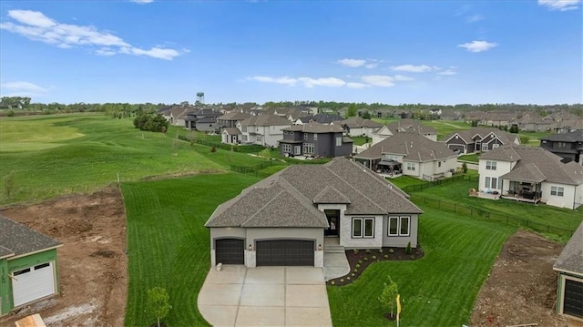4287 Lake Shore Ct, Basehor, KS 66007 - bird's eye view with a residential view