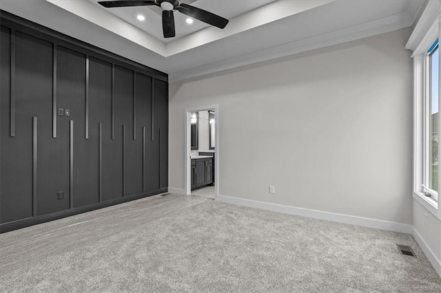 4287 Lake Shore Ct, Basehor, KS 66007 - unfurnished bedroom with recessed lighting, baseboards, light colored carpet, and visible vents