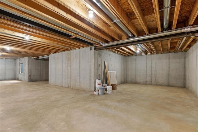 4287 Lake Shore Ct, Basehor, KS 66007 - view of unfinished basement