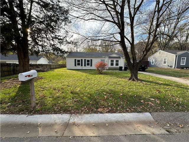 view of ranch-style home