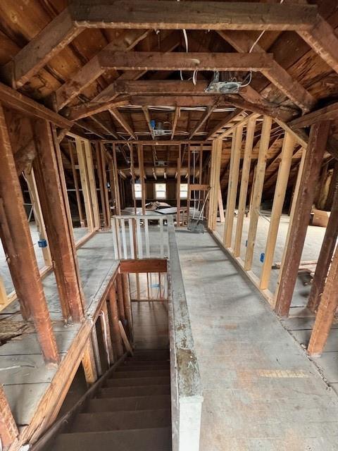 4203 E 68th St, Kansas City, MO 64132 - view of unfinished attic