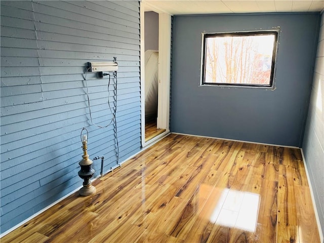 interior space featuring wood-type flooring