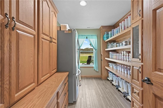 mudroom featuring light hardwood / wood-style flooring