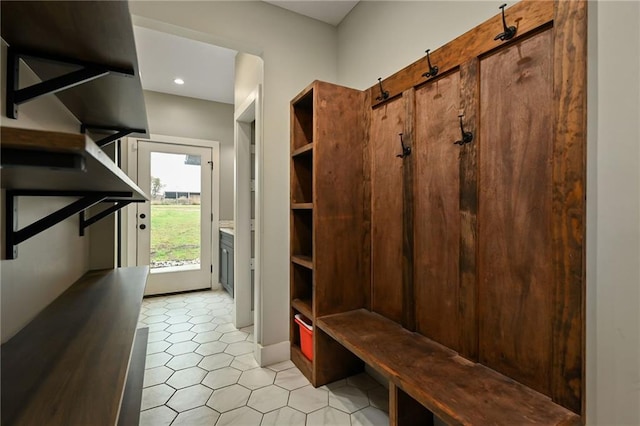 view of mudroom