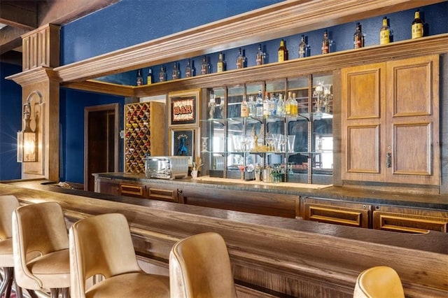 bar with ornamental molding