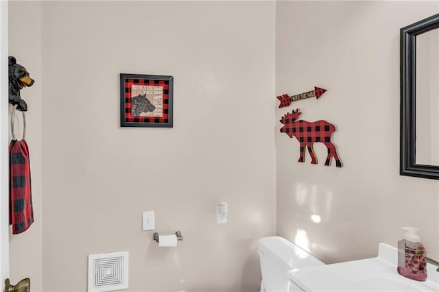 bathroom with toilet